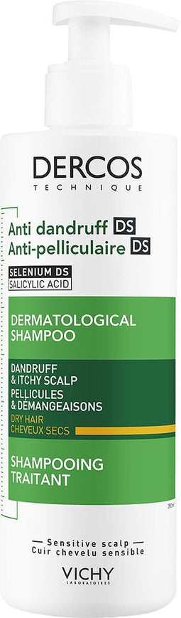 Vichy Dercos Technique Anti-Roos DS Shampoo - Droog Haar - Seleniumdisulfide en Salicylzuur - 300ml