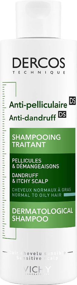 Vichy Dercos Technique Anti-roos - Shampoo - voor normaal tot vet haar - 200ml