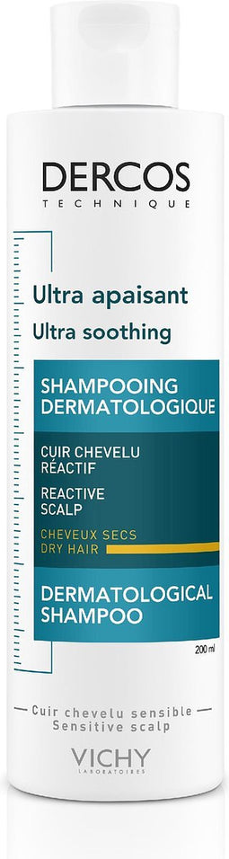 Vichy Dercos Technique Ultra-Kalmerende Shampoo voor droog haar 200ml