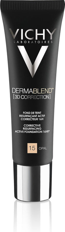 Vichy Dermablend 3D correctie foundation nr15 30ml voor een vette en onzuivere huid