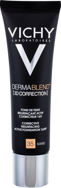 Vichy Dermablend 3D correctie foundation nr35 30ml voor een vette en onzuivere huid