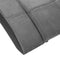 VICHY - Futon tweepersoonsbed - Grijs - 180 x 200 cm - Fluweel