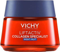 Vichy Liftactiv Collageen Specialist Nachtcrème - Anti-aging verzorging - Corrigeert rimpels en pigmentvlekken - 50ml