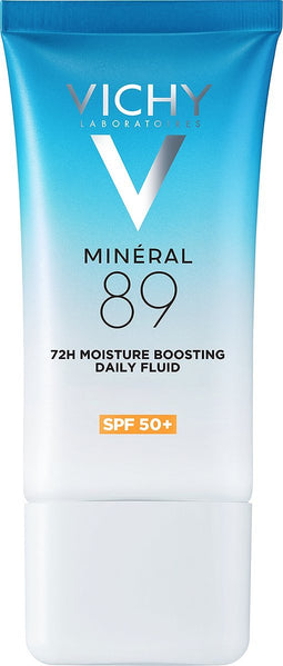 Vichy Minéral 89 72U Hydraterende Fluïde SPF 50+ - Hydrateert, beschermt en ondersteunt de huidbarrière - Zonder parfum - 50ml