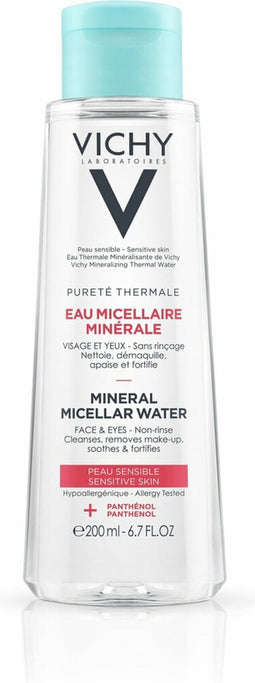 Vichy Pureté Thermale Micellair Mineraalwater 200ml gevoelige huid