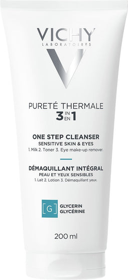 Vichy Pureté Thermale Reinigingslotion 3-in-1 - voor elk huidtype waaronder een gevoelige huid - 200 ml