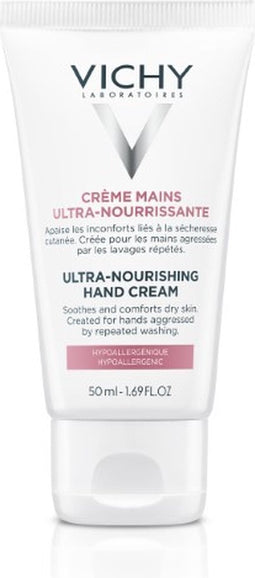 Vichy Ultra-Voedende handcrème - 50ml - voor elk huidtype