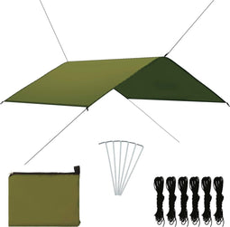 vidaXL - Afdekzeil - 4x4 - m - groen