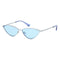 Victoria's Secret PK0007 5916X - Zonnebril - Zilverkleurig/Blauw - 59 mm