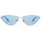 Victoria's Secret PK0007 5916X - Zonnebril - Zilverkleurig/Blauw - 59 mm