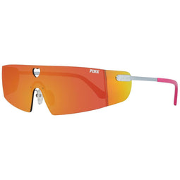 Victoria's Secret PK0008 0016F - Zonnebril - Zilverkleurig/Rood - 63 mm