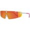 Victoria's Secret PK0008 0016F - Zonnebril - Zilverkleurig/Rood - 63 mm