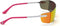 Victoria's Secret PK0008 0016F - Zonnebril - Zilverkleurig/Rood - 63 mm