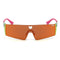 Victoria's Secret PK0008 0016F - Zonnebril - Zilverkleurig/Rood - 63 mm