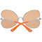 Victoria's Secret PK0012 5916F - Zonnebril - Zilverkleurig/Oranje - 59 mm