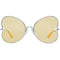 Victoria's Secret PK0012 5916G - Zonnebril - Zilverkleurig/Geel - 59 mm