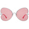 Victoria's Secret PK0012 5916T - Zonnebril - Zilverkleurig/Roze - 59 mm