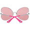 Victoria's Secret PK0012 5916T - Zonnebril - Zilverkleurig/Roze - 59 mm
