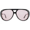 Victoria's Secret PK0014 5901T - Zonnebril - Zwartkleurig/Roze - 59 mm