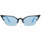 Victoria's Secret PK0016 5501X - Zonnebril - Zwartkleurig/Blauw - 55 mm
