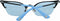 Victoria's Secret PK0016 5501X - Zonnebril - Zwartkleurig/Blauw - 55 mm