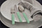 Victorinox Bestekset Swiss Modern - 24-delig - Pastel Groen - RVS/PP