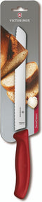 Victorinox Swiss Classic Broodmes - 21cm - RVS/PP Kunststof - Rood