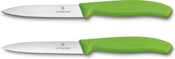 Victorinox SwissClassic Officemes - 2 Stuks: Glad en Kartel - Groen