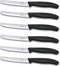 Victorinox Tafelmes 6 stuks zwart krom heft