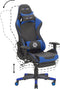 VICTORY - Gamestoel - Blauw/ Zwart - Kunstleer