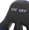 VICTORY - Gamestoel - Blauw/ Zwart - Kunstleer