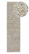 Flair Minerals - Wol Vloerkleed 60 x 230 cm - Zacht en Natuurlijk - Naturel Tinten