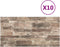 vidaXL - 10 - st - Wandpanelen - 3D - meerkleurige - baksteen - EPS