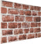 vidaXL - 10 - st - Wandpanelen - 3D - terracottakleurige - baksteen - EPS