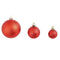 vidaXL - 100-delige - Kerstballenset - 3/4/6 - cm - rood