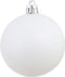 vidaXL - 100-delige - Kerstballenset - 3/4/6 - cm - wit/grijs