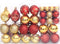 vidaXL - 108-delige - Kerstballenset - goud - en - rood