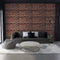 vidaXL 11 st Wandpanelen 3D donkerbruine baksteen EPS