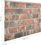 vidaXL 11 st Wandpanelen 3D donkerbruine en grijze baksteen EPS