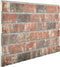 vidaXL 11 st Wandpanelen 3D donkerbruine en grijze baksteen EPS