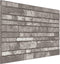 vidaXL - 11 - st - Wandpanelen - 3D - donkergrijze - baksteen - EPS