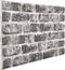 vidaXL - 11 - st - Wandpanelen - 3D - donkergrijze - baksteen - EPS