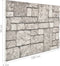 vidaXL 11 st Wandpanelen 3D grijze baksteen EPS