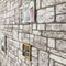 vidaXL 11 st Wandpanelen 3D grijze baksteen EPS
