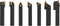vidaXL 12-delige Draaigereedschapsset indexeerbaar 80 mm 12x12 mm