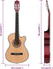 vidaXL - 12-delige - Gitaarset - cutaway - met - 6 - snaren - western - akoestisch - 38