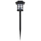 vidaXL 12-delige LED-tuinverlichtingsset solar met pin 8.6x8.6x38 cm