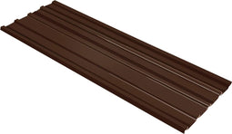 vidaXL - 12 - st - Dakpanelen - gegalvaniseerd - staal - bruin