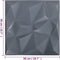 vidaXL - 12 - st - Wandpanelen - 3D - 3 - m² - 50x50 - cm - diamantgrijs