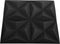 vidaXL - 12 - st - Wandpanelen - 3D - origami - 3 - m² - 50x50 - cm - zwart